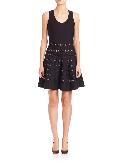 michael michael kors molly textured knit dress womens